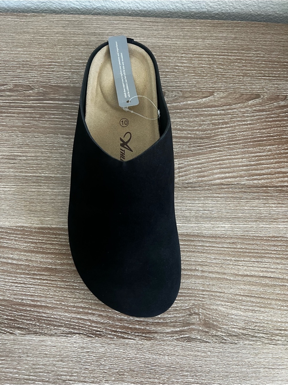 Women's Black Slip-On Comfort Slippers - Picture 5 of 7
